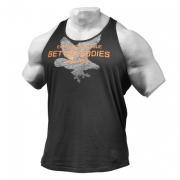 Better Bodies Front Printed T-back Wash Black