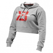 Better Bodies Cropped Hoodie Greymelange
