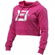 Better Bodies Cropped Hoodie Hot Pink