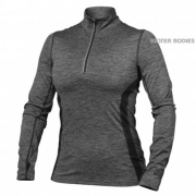 Better Bodies Performance Mid L/S Graphite Melange