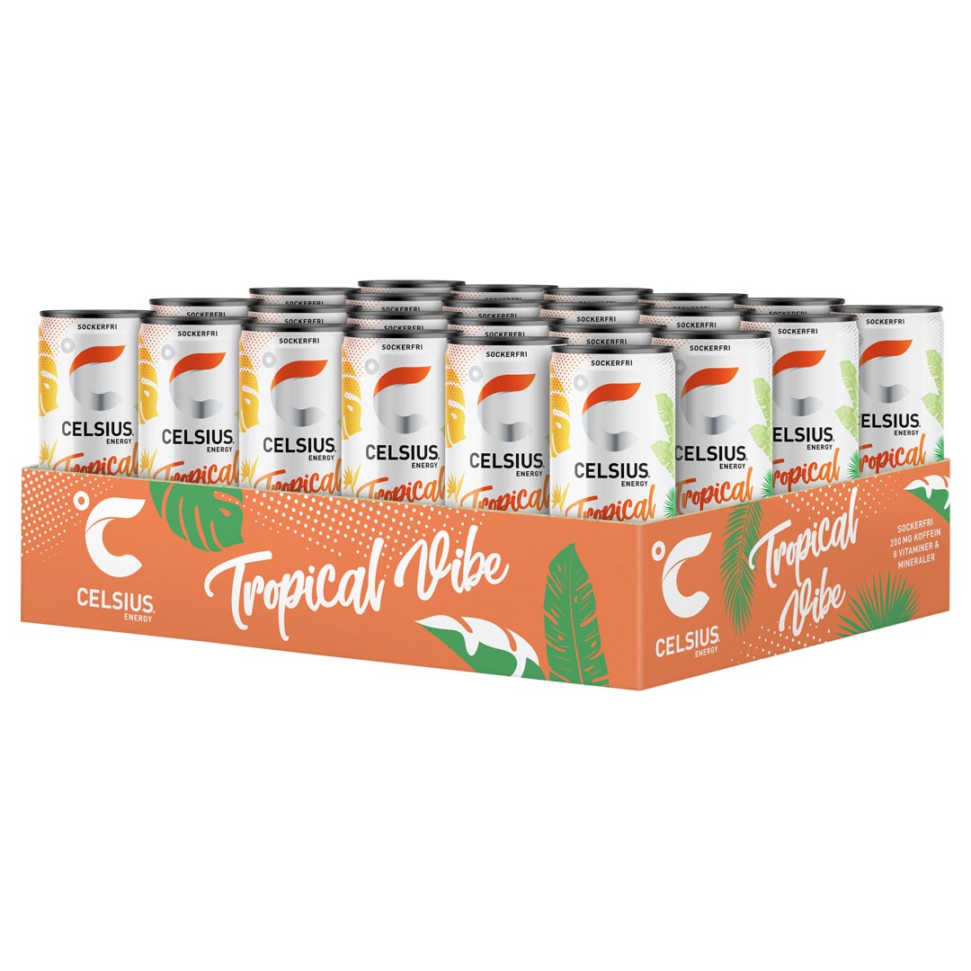 24 x Celsius 355 ml Tropical Vibe