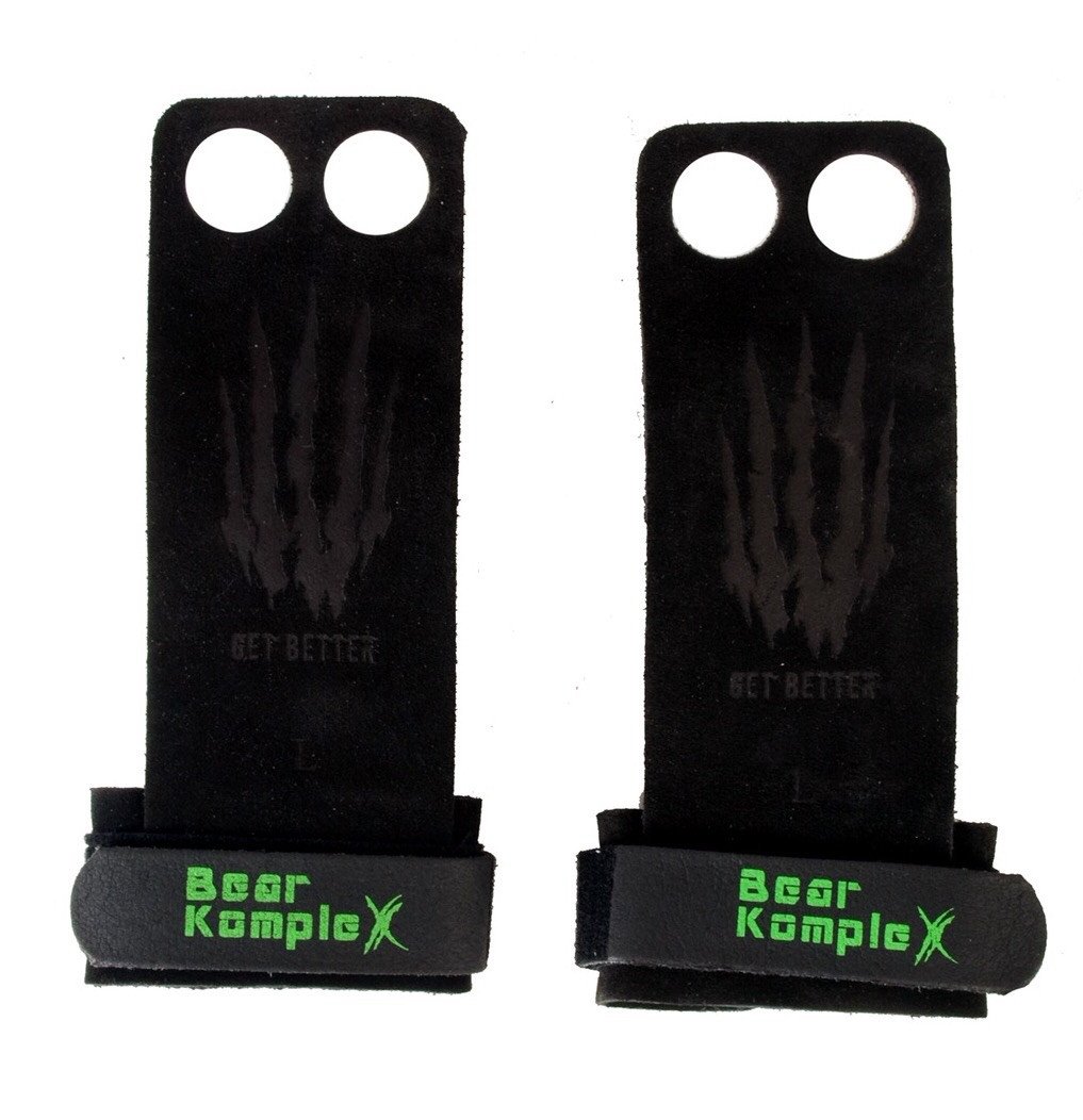 Bear KompleX 2 Hole Hand Grips Black