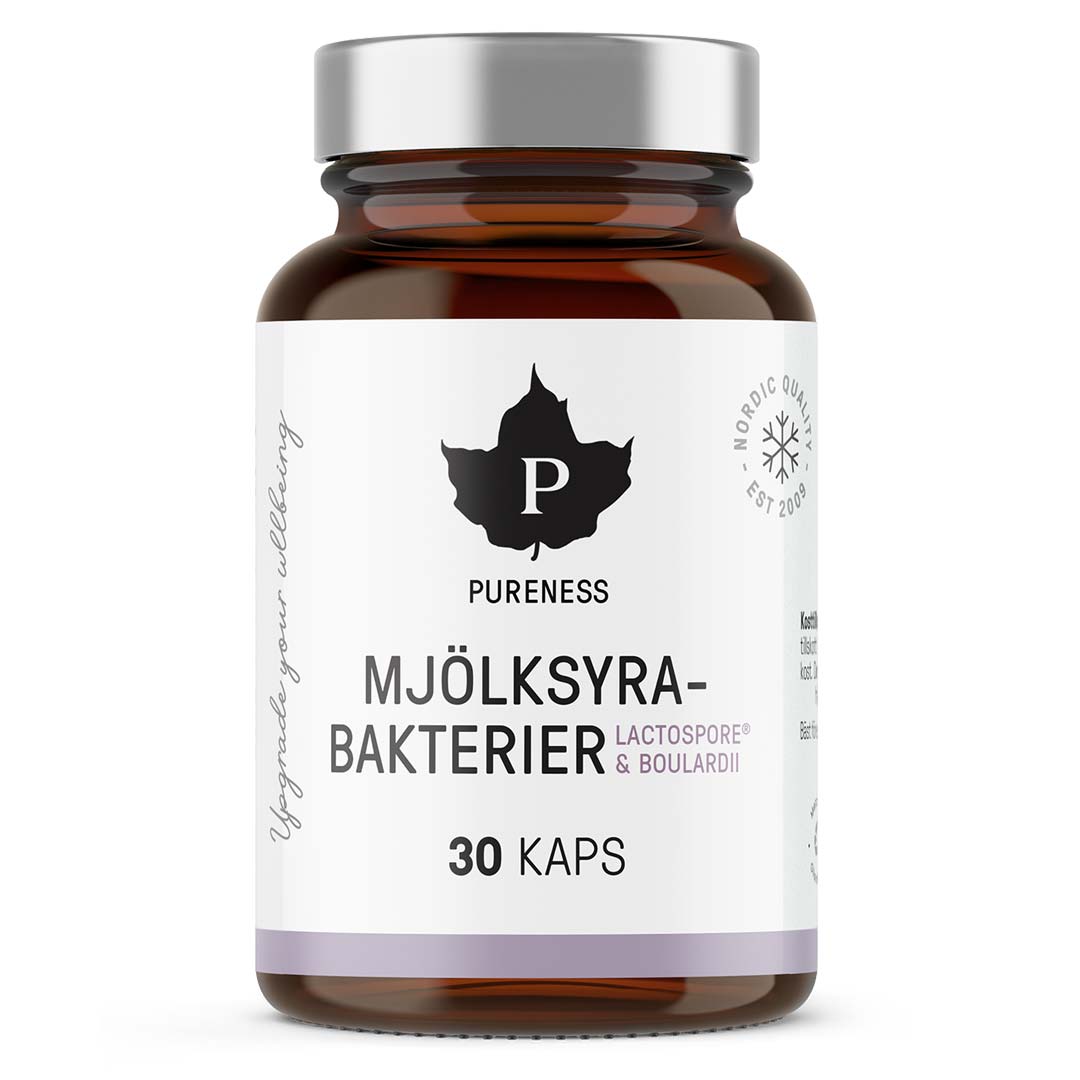 Pureness Mjölksyrabakterier + Boulardii 30 caps