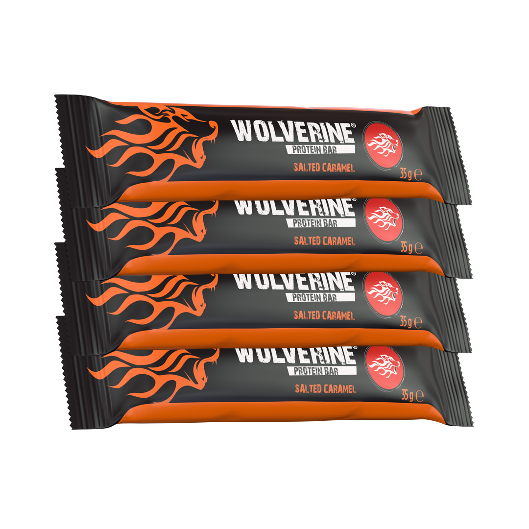 4 x Wolverine Protein Bar 35 g Salted Caramel