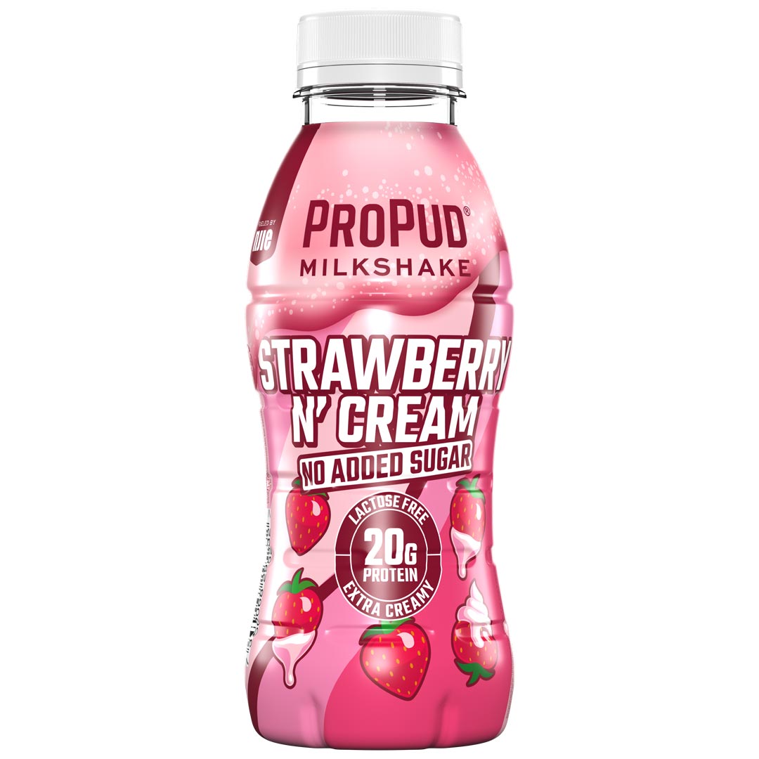 Njie Propud Protein Milkshake 330 Ml Strawberry & Cream