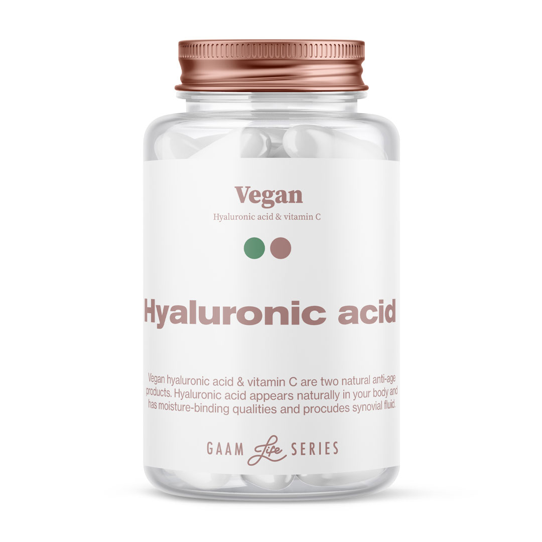 GAAM Life Series Vegan Hyaluronic acid & vitamin C 60 caps
