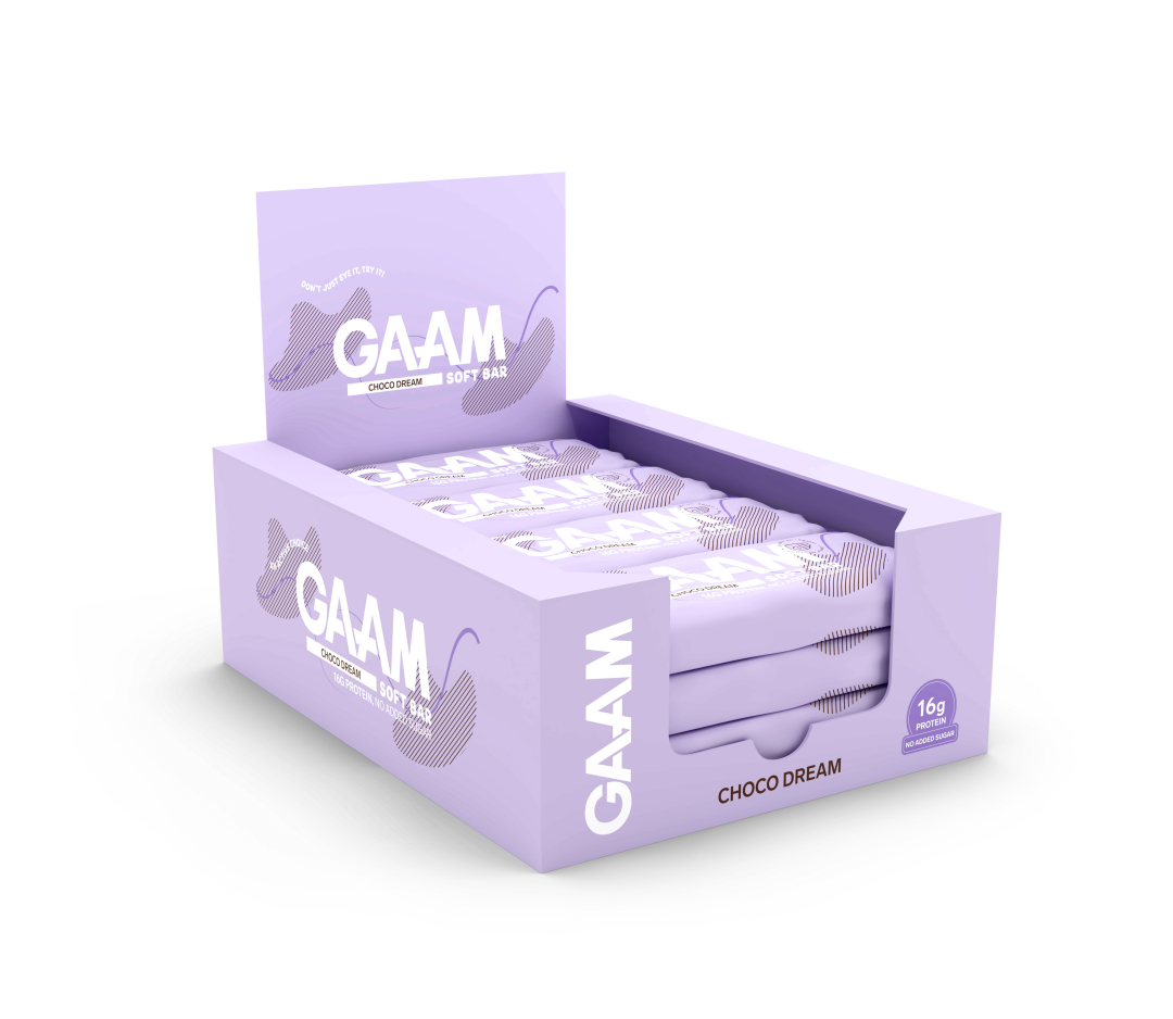 12 x GAAM Soft Bar 55 g Mixlåda