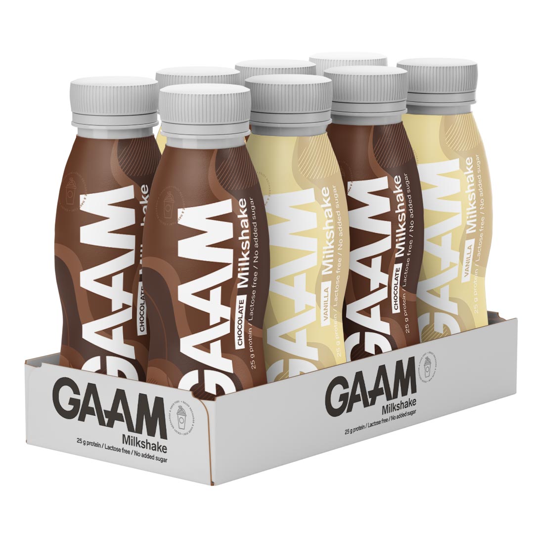 8 x GAAM Milkshake Mix 330 ml