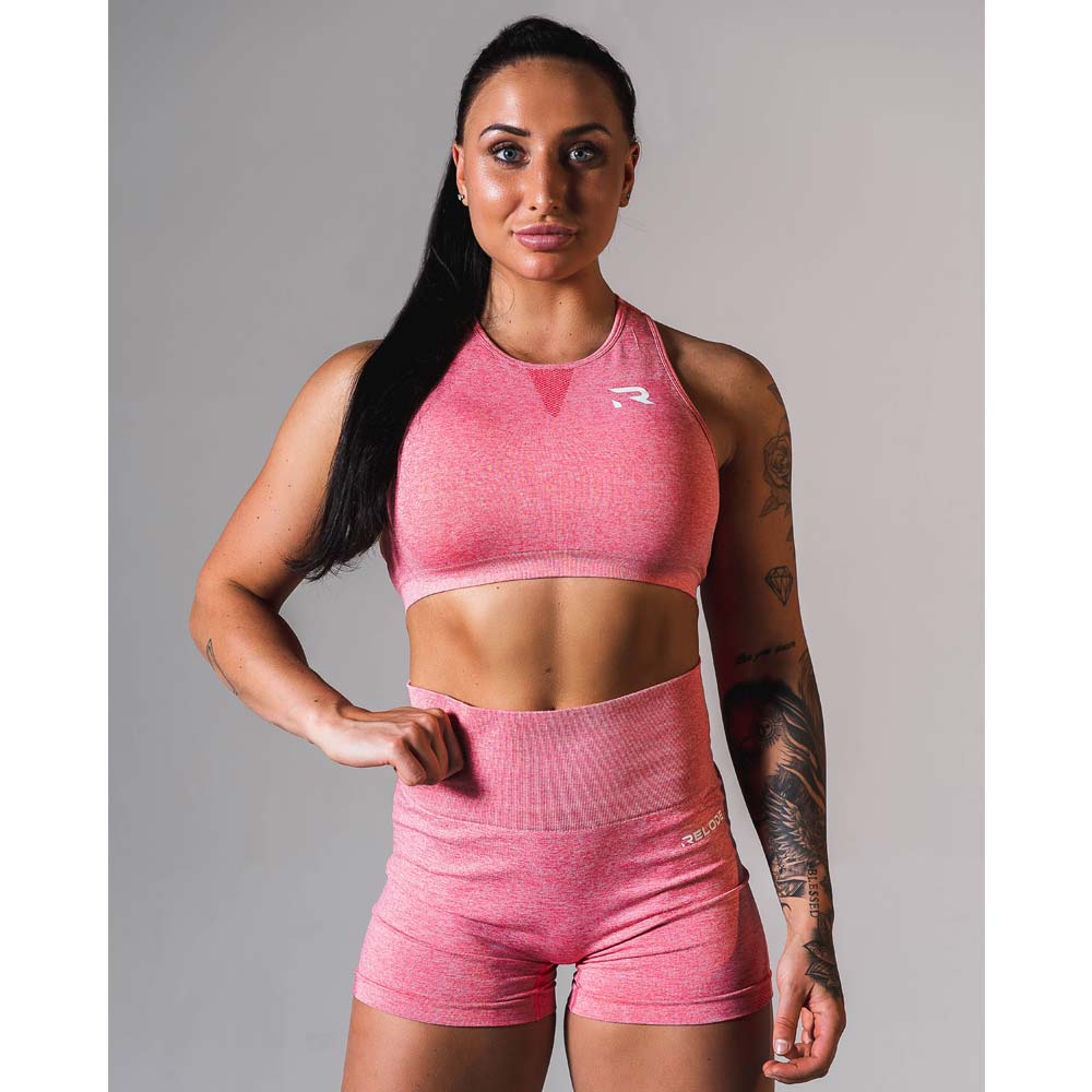 Relode Classic Seamless Cropped Tank Pink