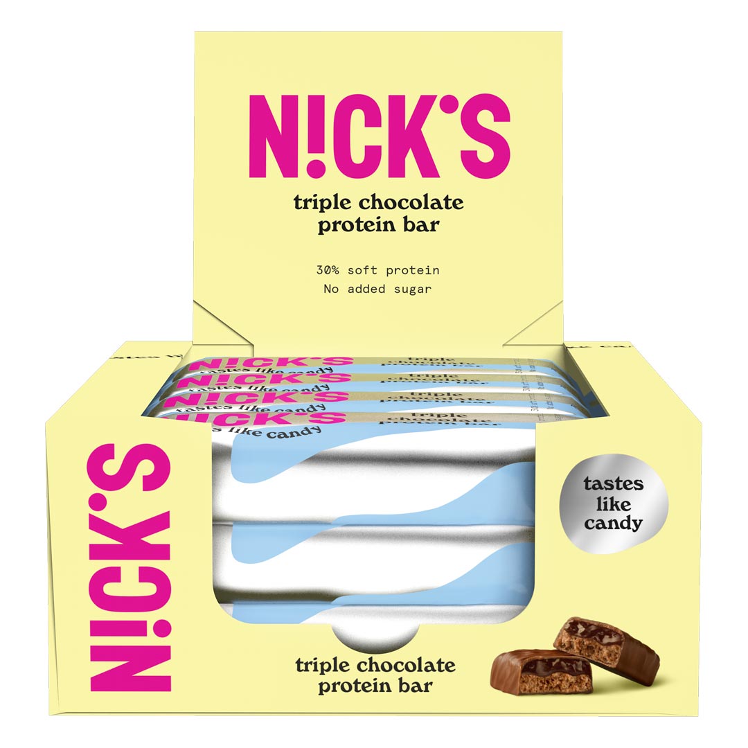 12 x NICKS Soft bar 50 g Triple Chocolate