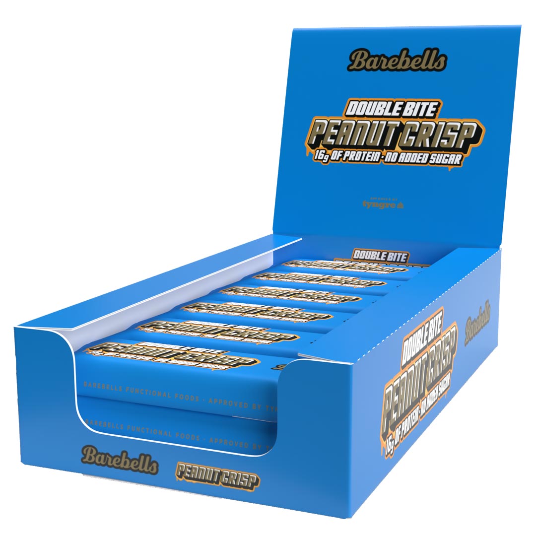 12 x Barebells Double Bite 55 g Peanut Crisp