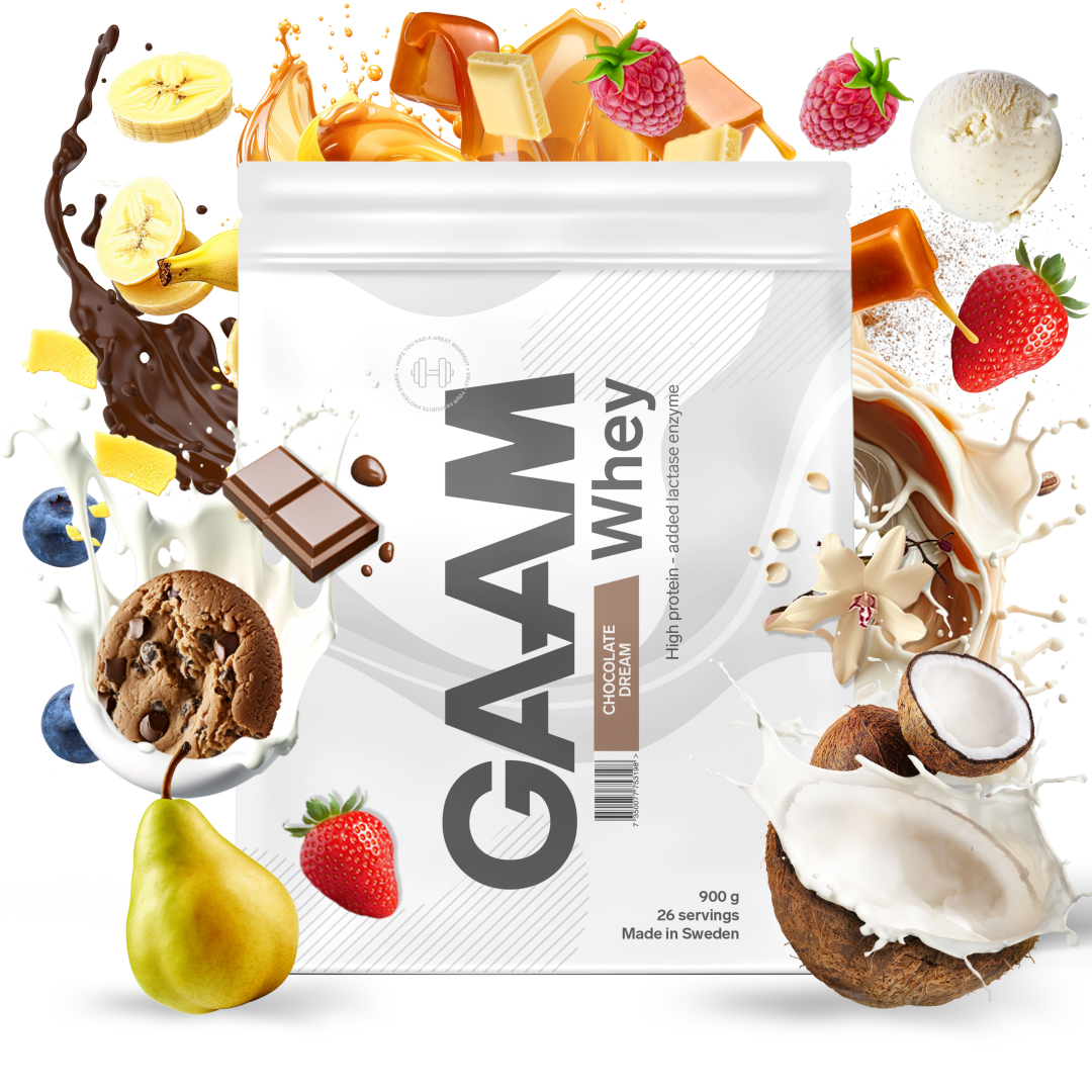 GAAM 100% Whey Premium 1 kg Vassleprotein