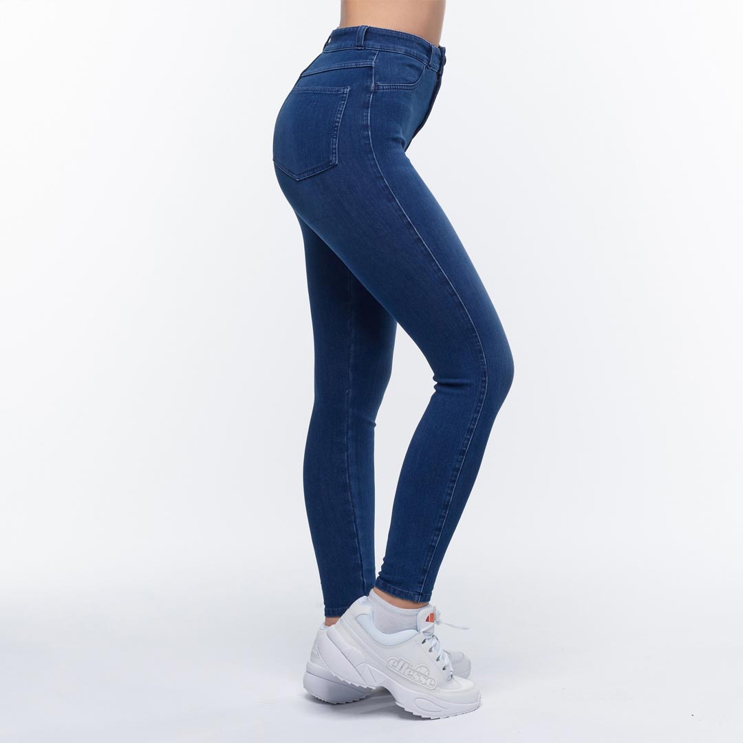 Embrace High Waist Jeans Dark Blue