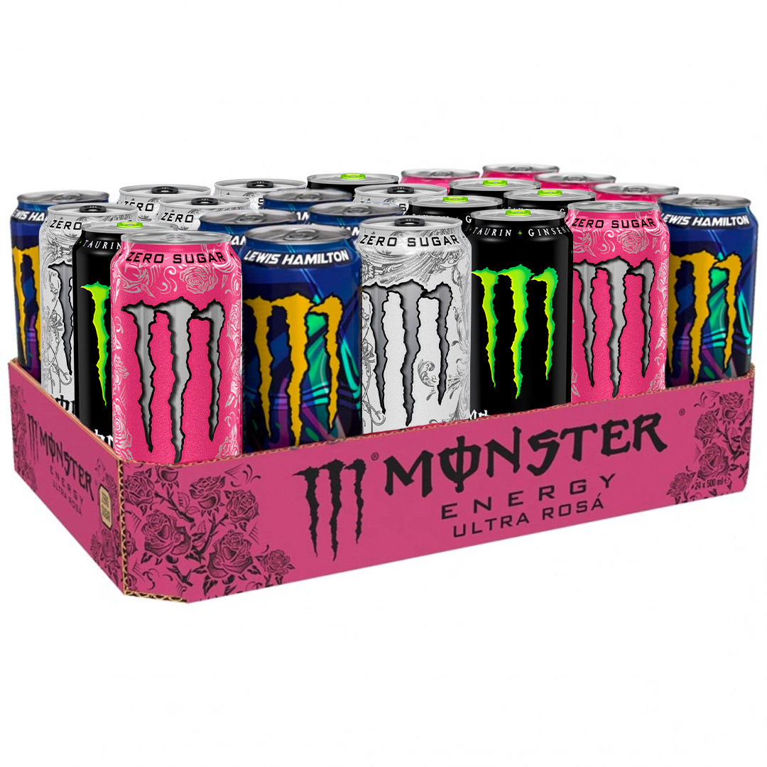 24 x Monster Energy 500 ml Mixflak