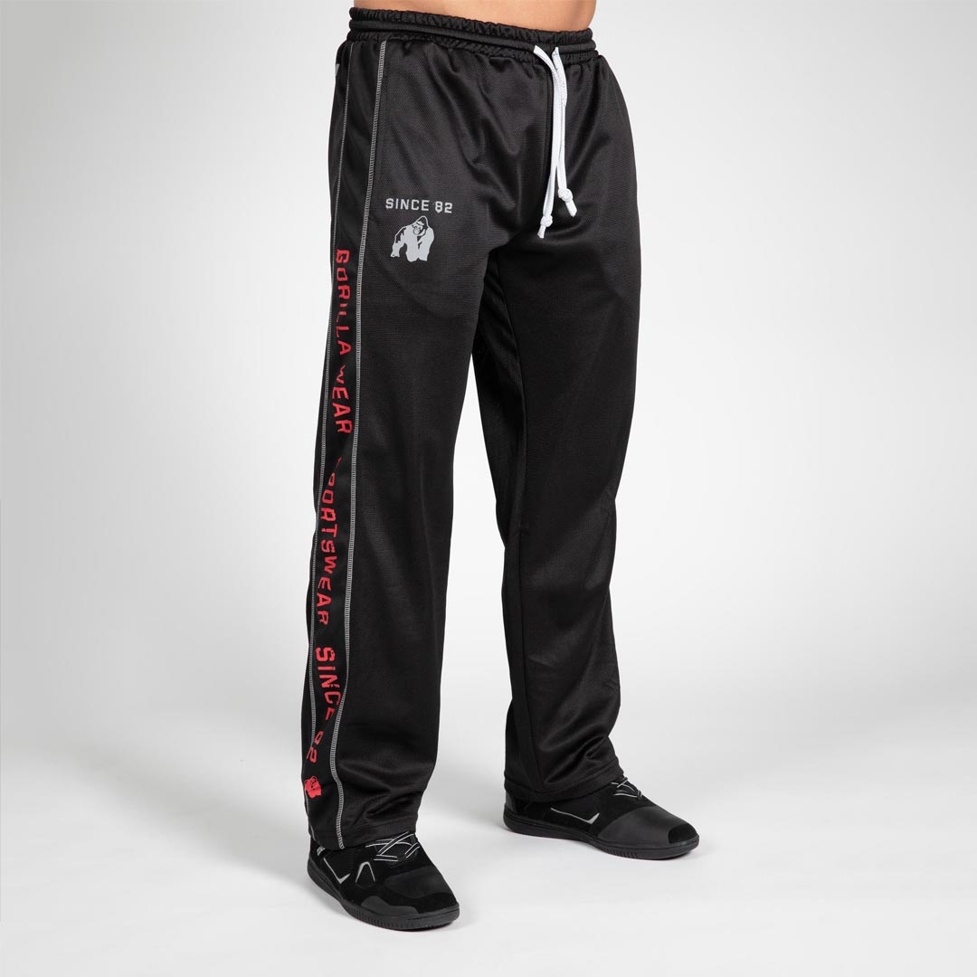 Gorilla Wear Functional Mesh Pants Black/Red