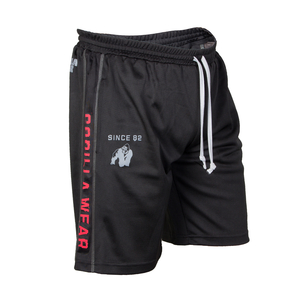 Gorilla Wear Functional Mesh Shorts Svart/Röd