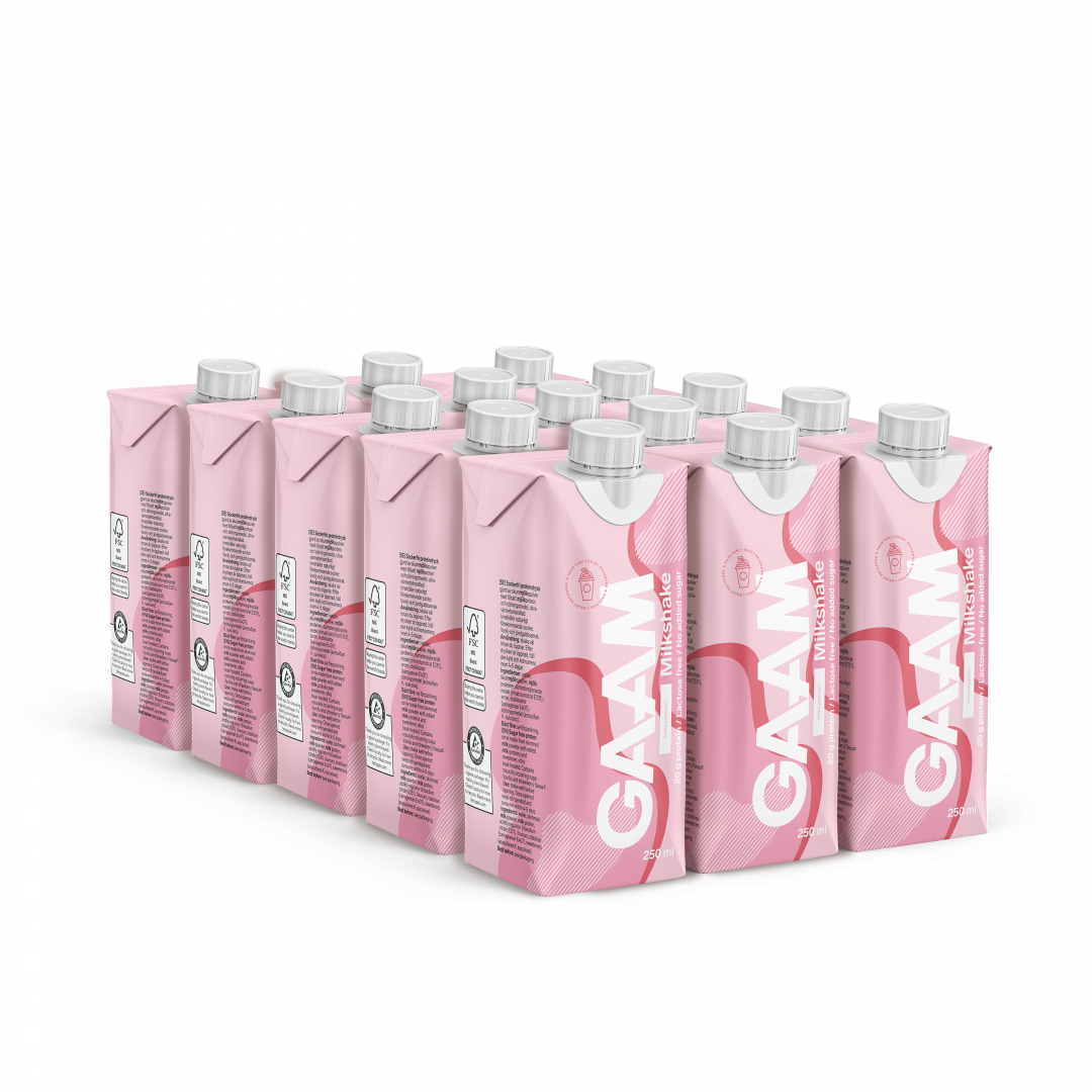 15 x GAAM Milkshake 250 ml