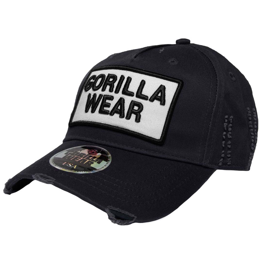 Gorilla Wear Harrison Cap Black & White
