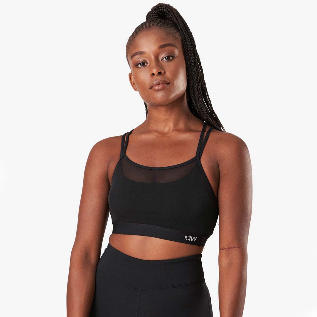 ICANIWILL Balance Sports Bra Black