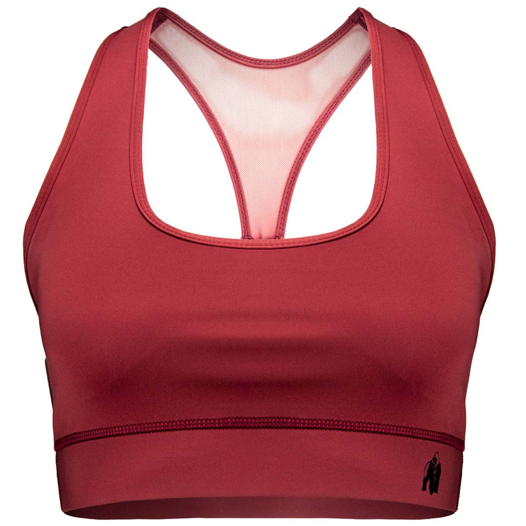 Köp Gorilla Wear Meta Sports Bra Burgundy, Billigt & Snabb leverans