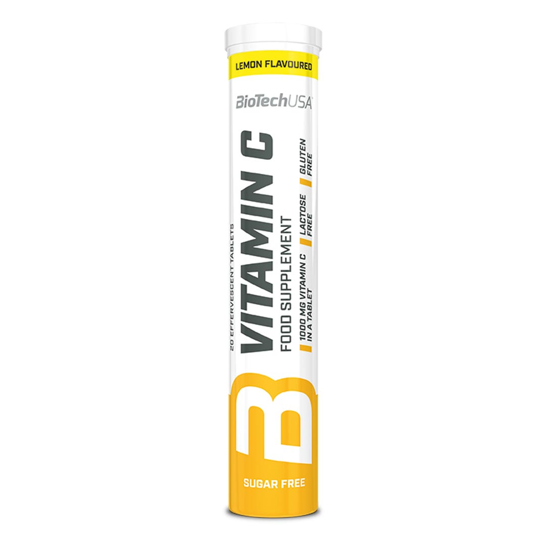 BioTechUSA Vitamin C Effervescent Lemon 20 tabs