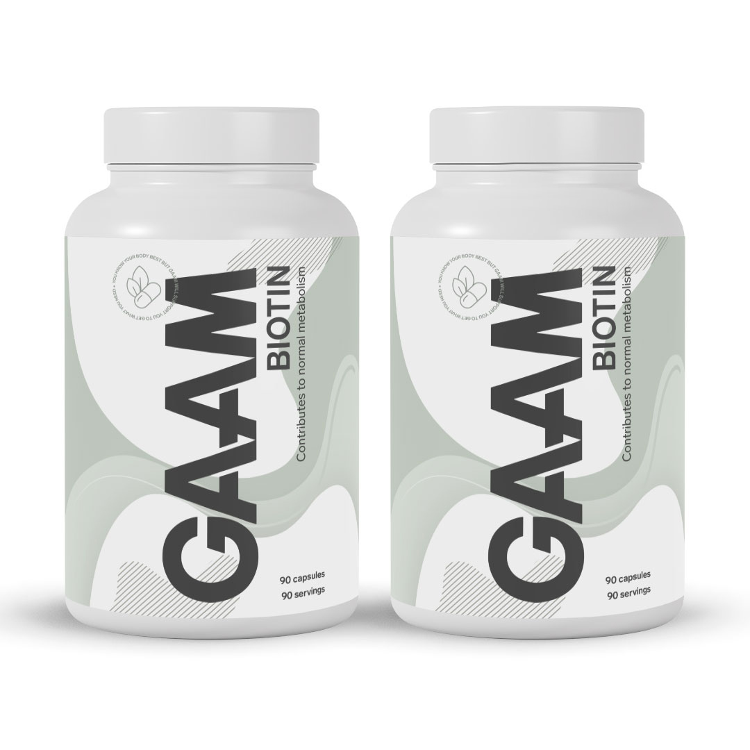 GAAM Health Series Biotin, 180 caps