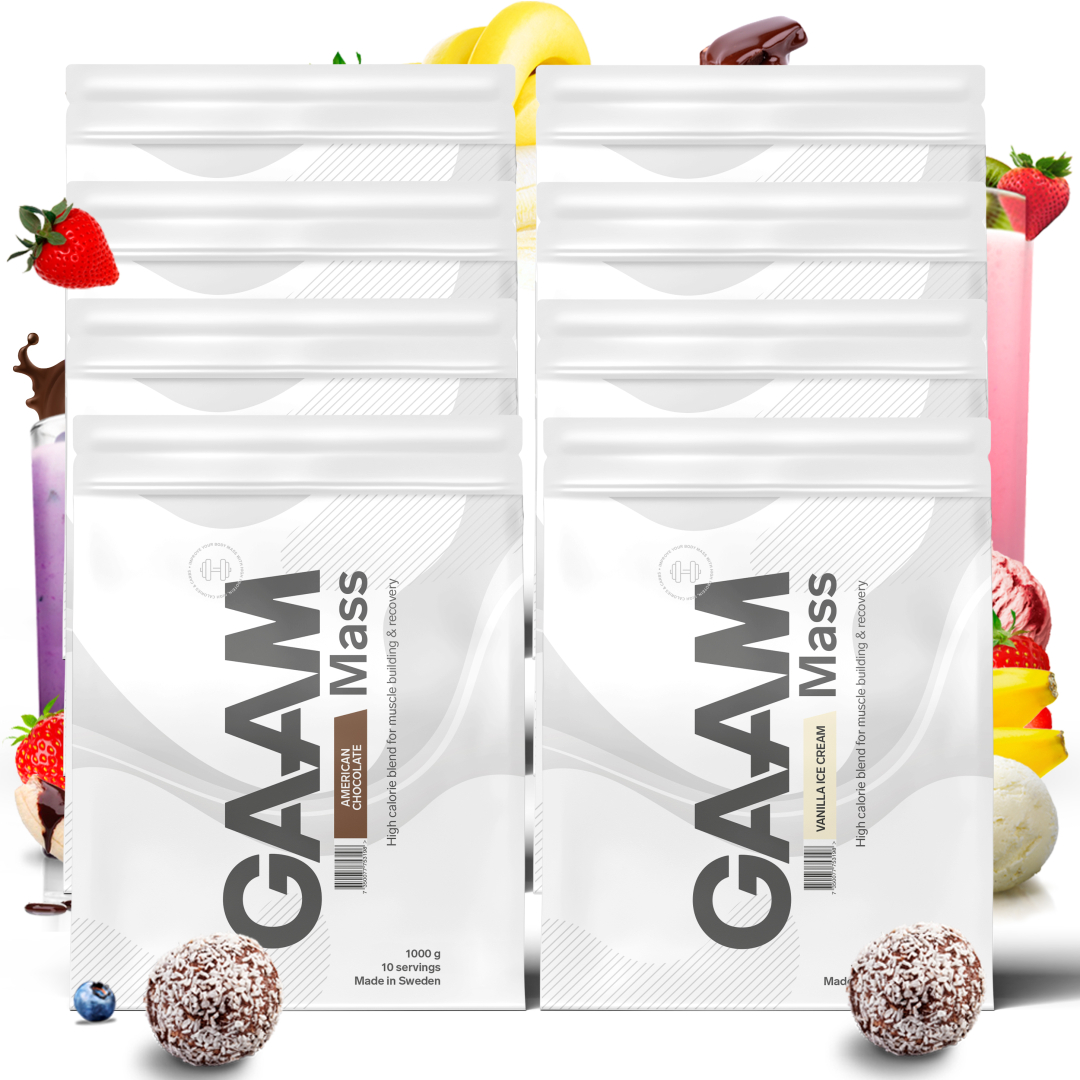 8 x GAAM 100% MASS Premium 1 kg