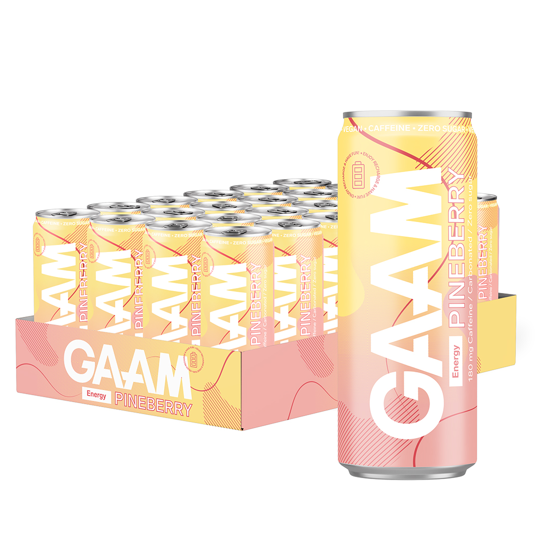 24 x GAAM Energy 330 ml Energidryck