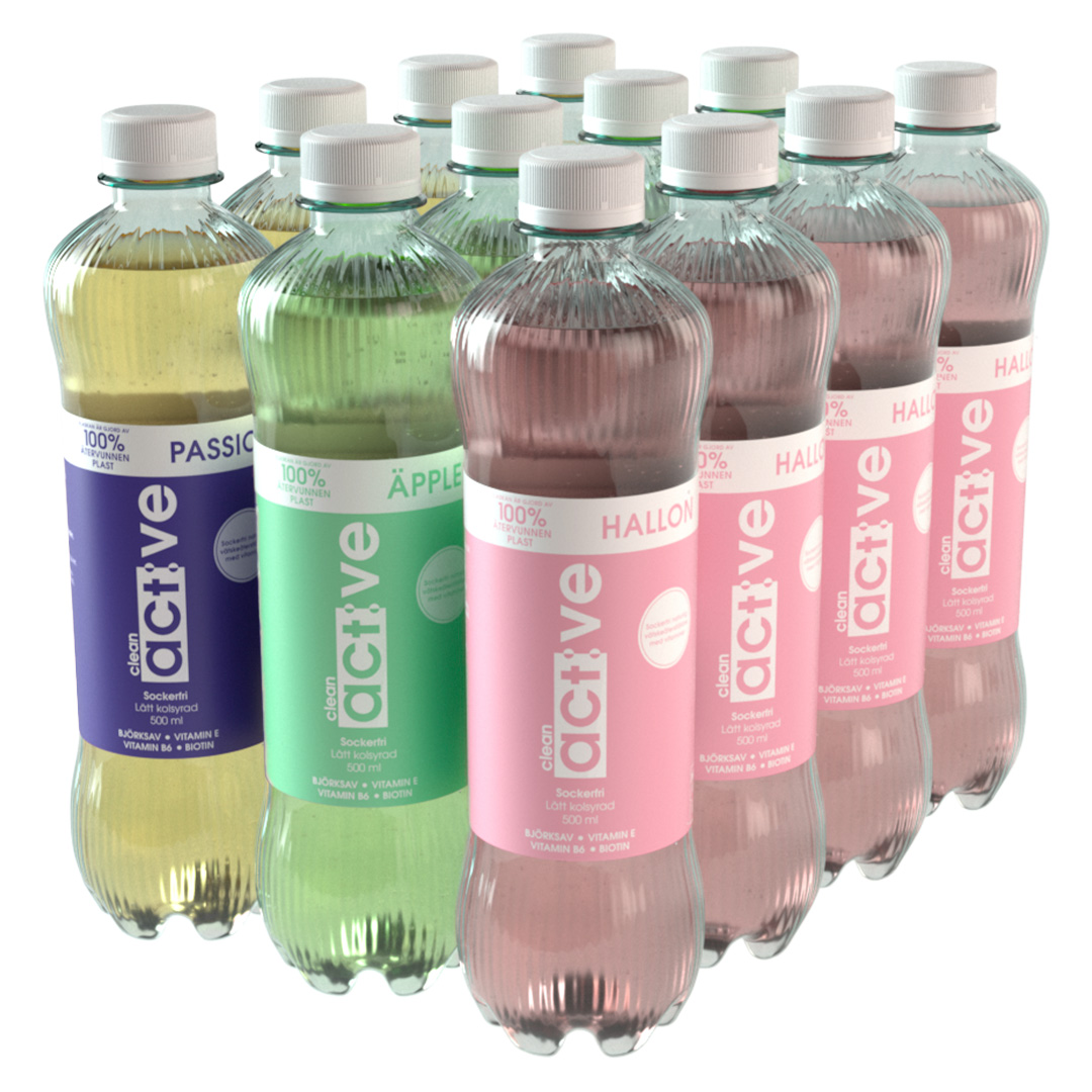 12 x Clean Drink act:ve 330 ml