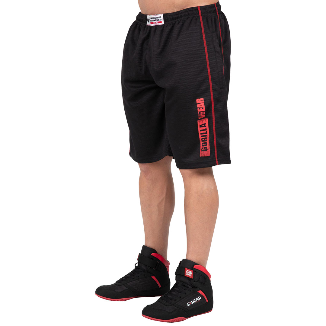 Gorilla Wear Wallace Mesh Shorts Black/Red