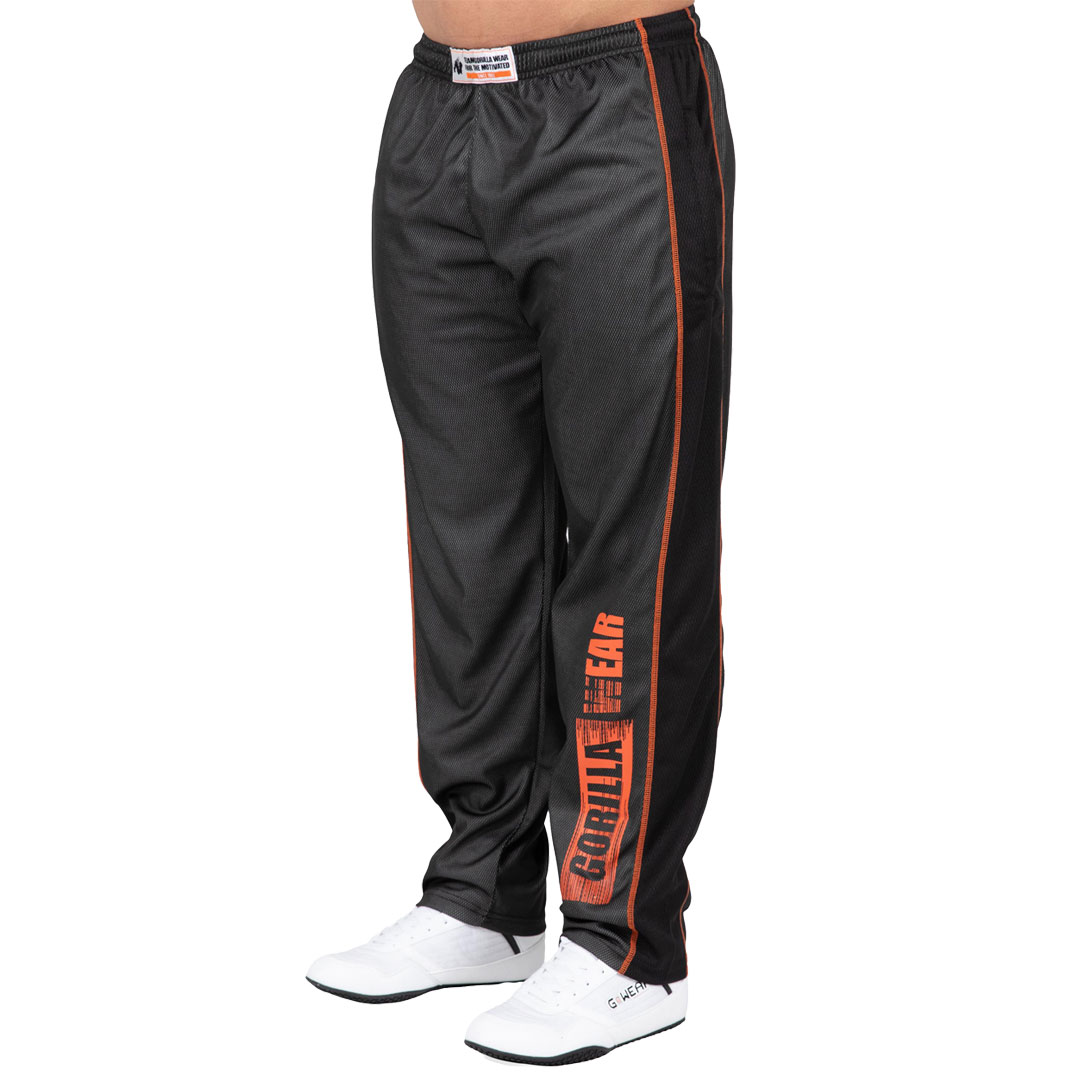 Gorilla Wear Wallace Mesh Pants Grey/Orange