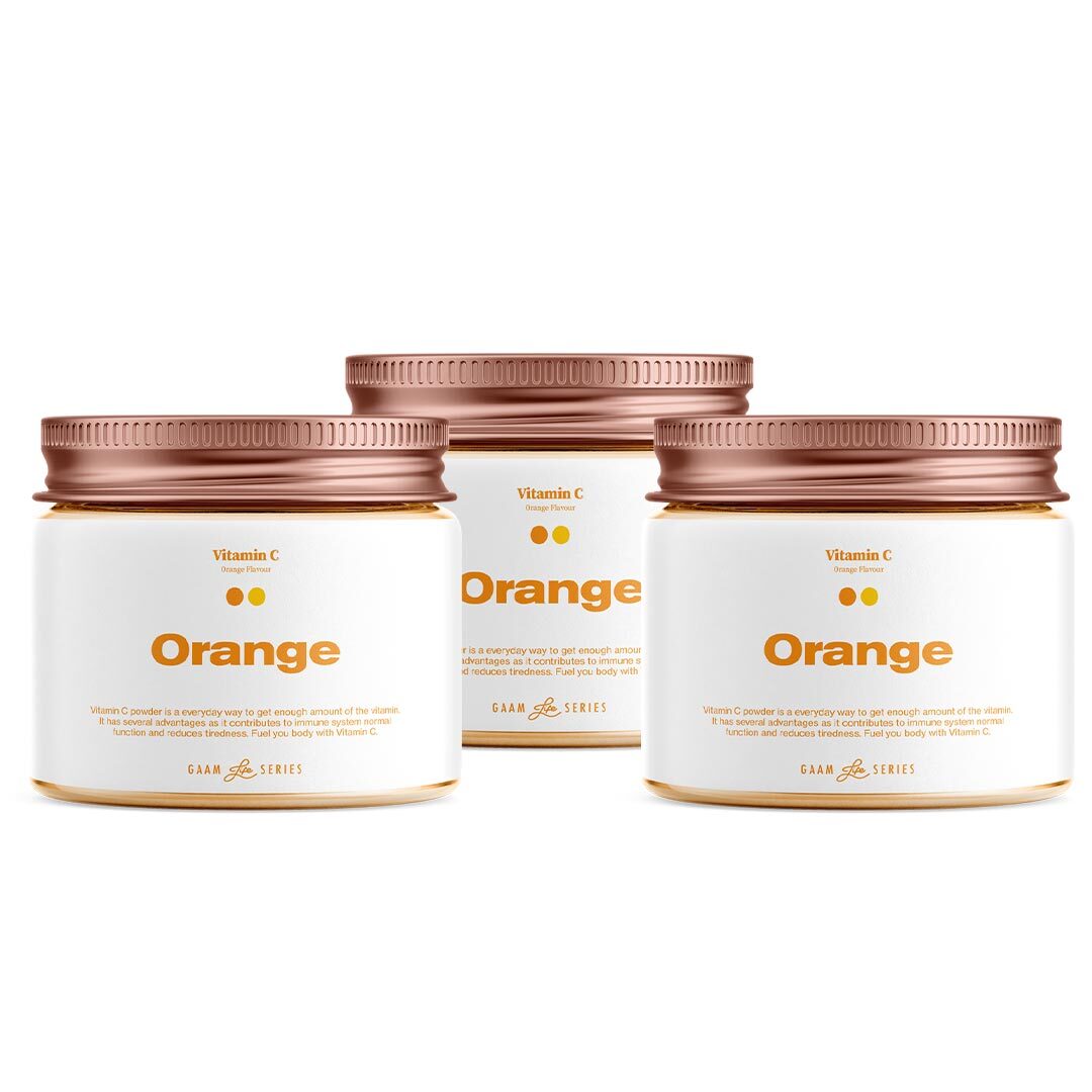 3 x GAAM Life Series Vitamin C 250 g