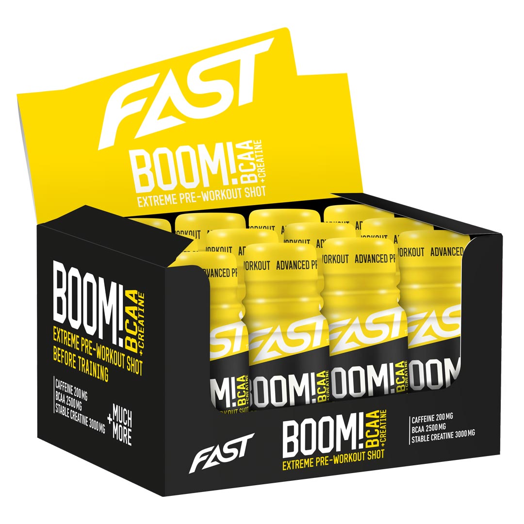 12 x FAST Sport Nutrition Boom BCAA 60 ml