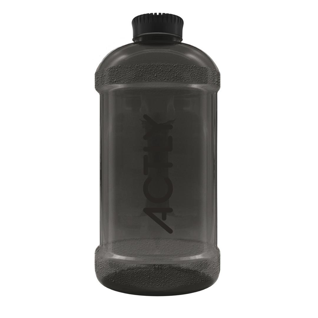Actly Gallon Water Bottle 2L Black Smoke