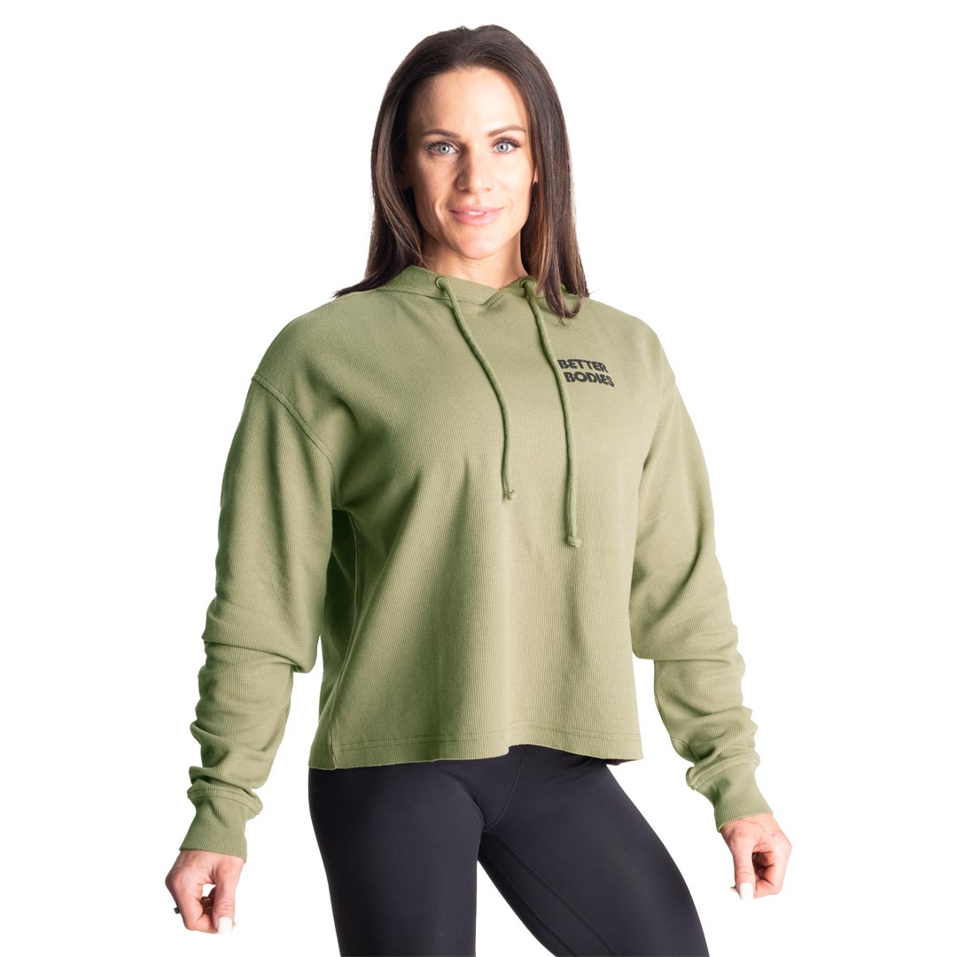 Better Bodies Empowered Thermal Sw Washed Green L