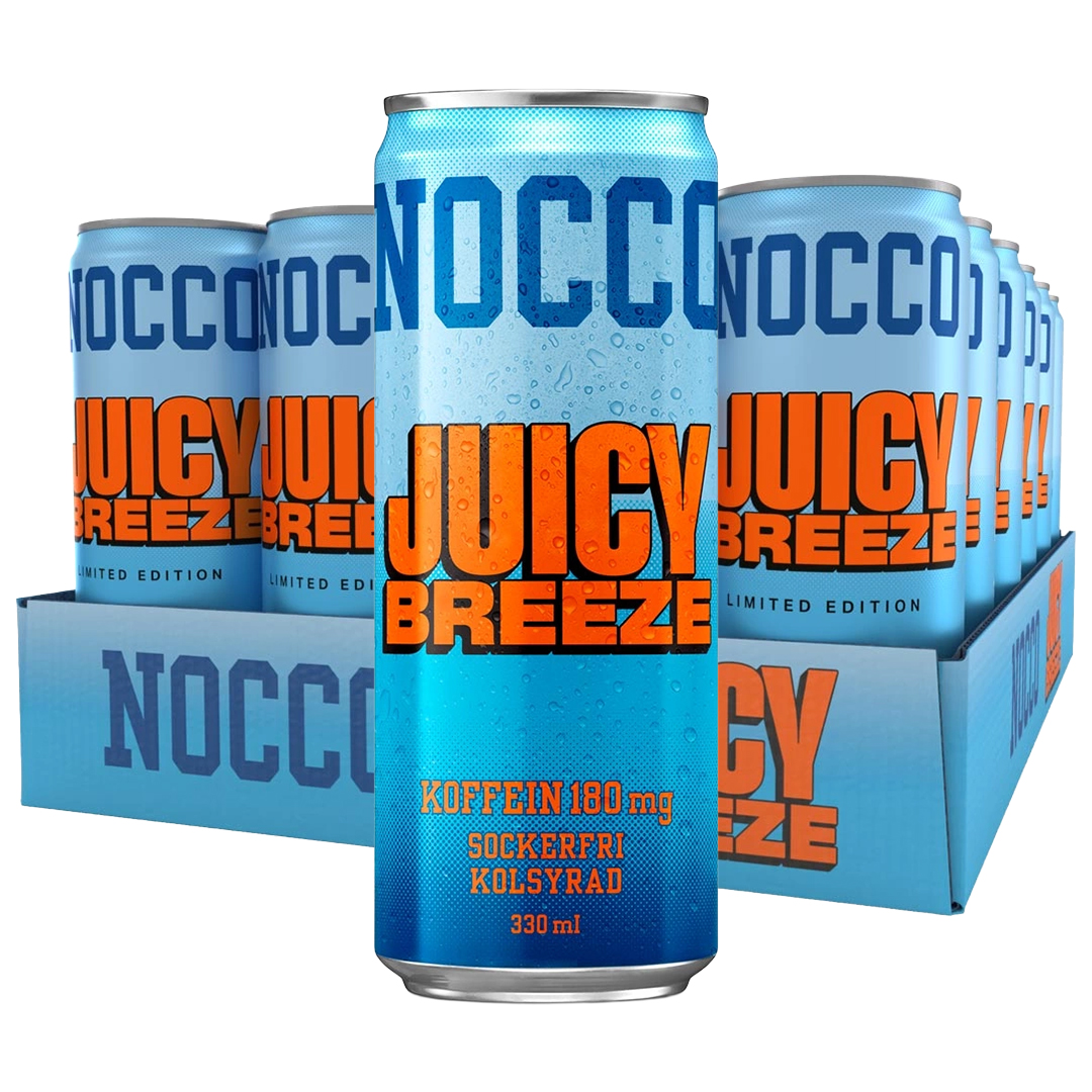 24 x NOCCO BCAA 330 ml Juicy Breeze