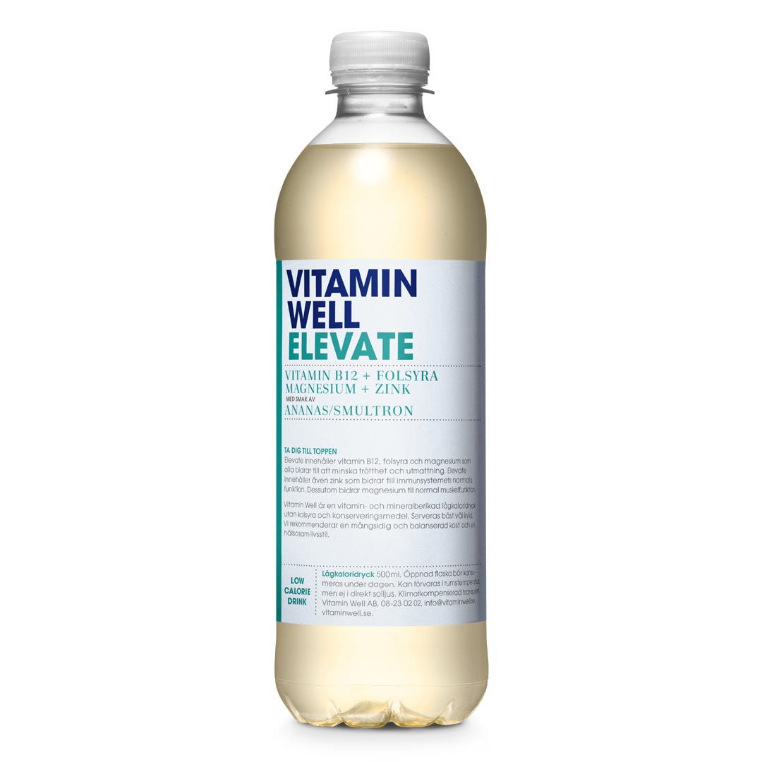Vitamin Well 500 ml Elevate Ananas Smultron