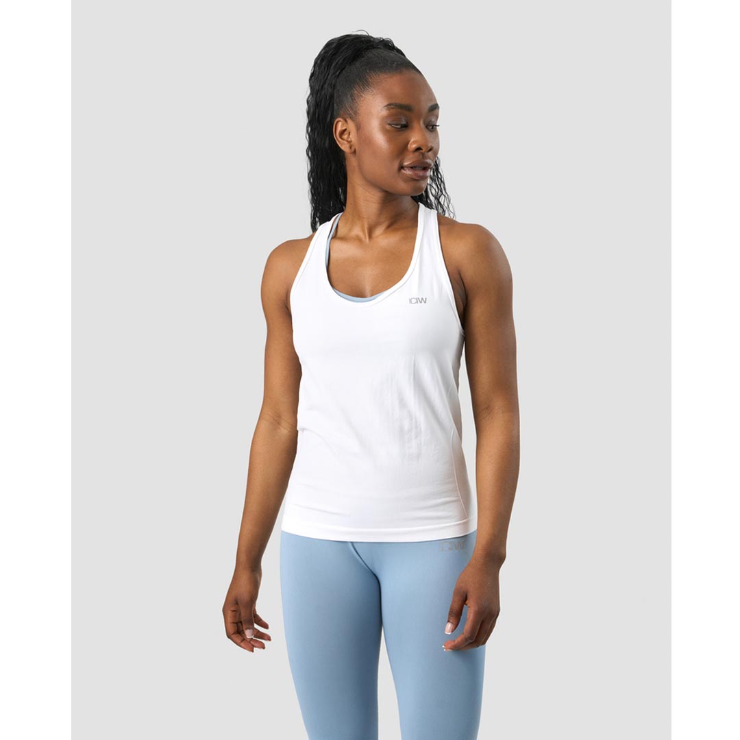 ICANIWILL Everyday Seamless Tank Top White