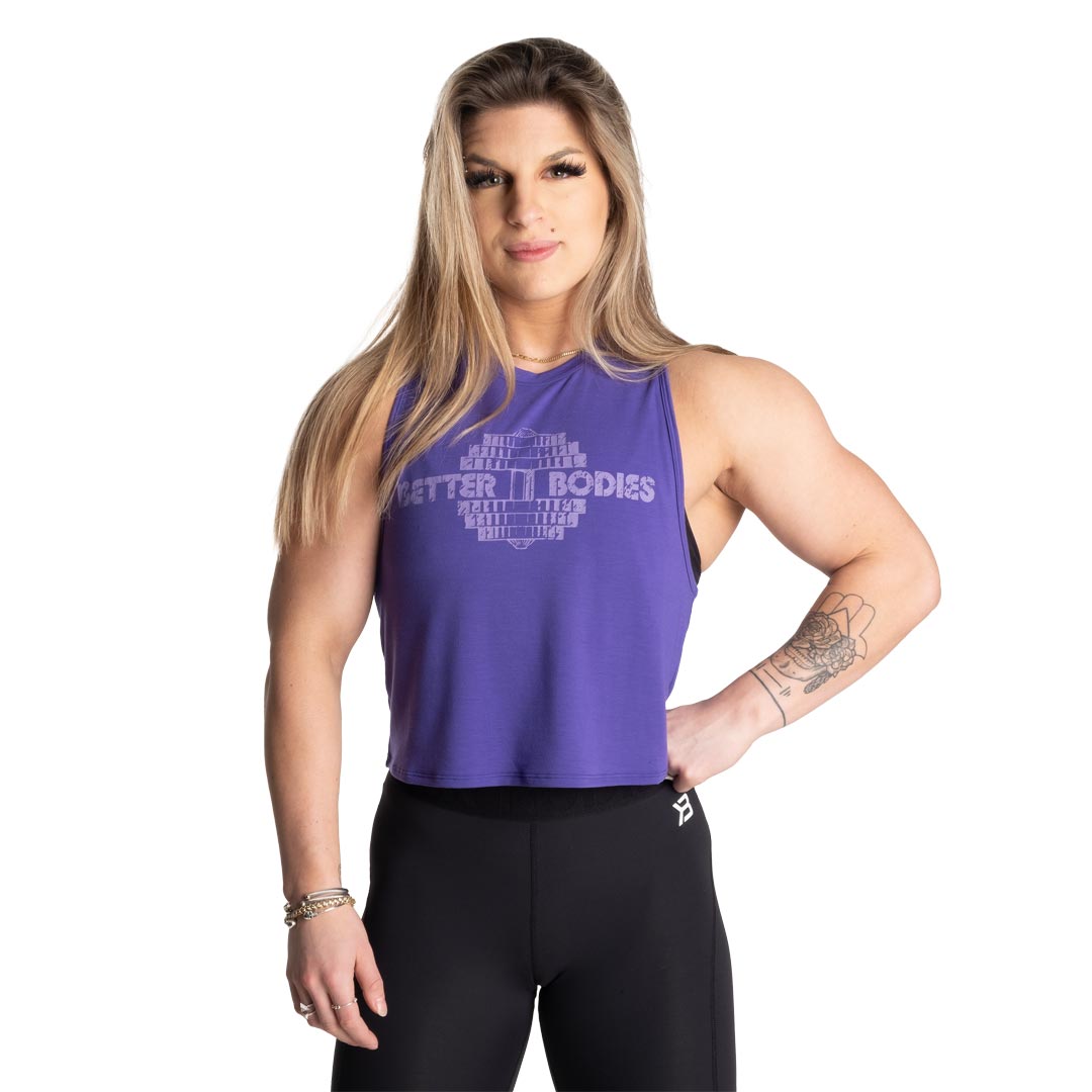 Better Bodies Empire Loose Racerback Athletic Purple