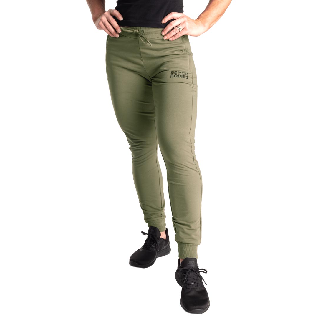 Better Bodies Empire Joggers Washed Green