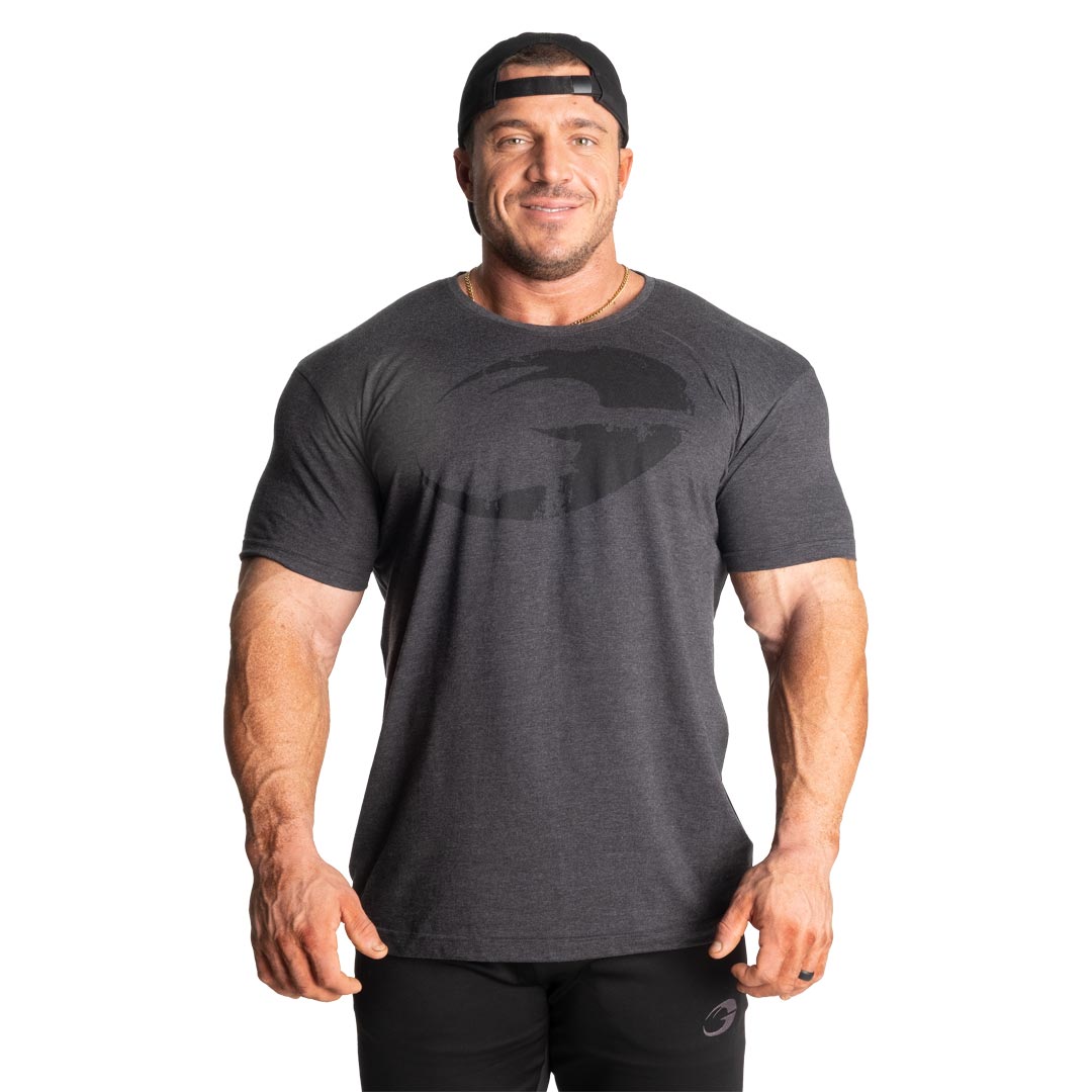 GASP Cadet Tee Dark Grey Melange