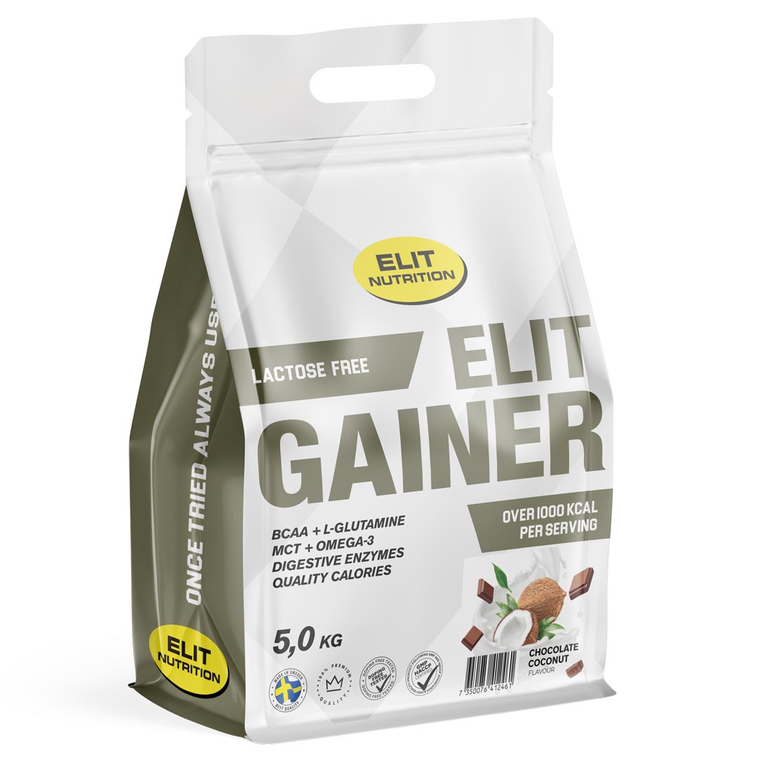 Elit Nutrition Gainer - Lactose Free 5 Kg Chocolate Coconut