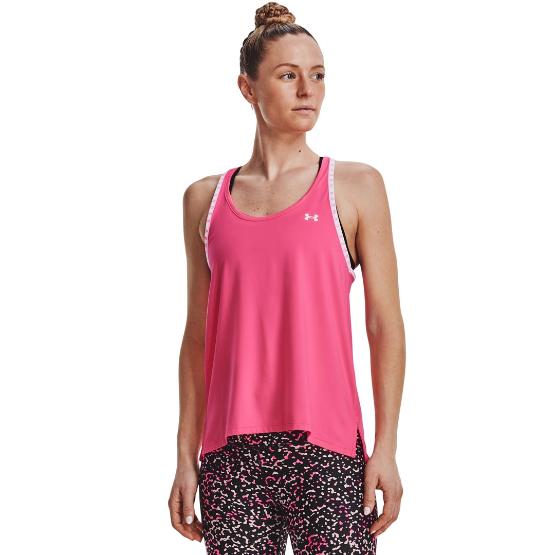 Under Armour UA Knockout Tank Pink Punk/White