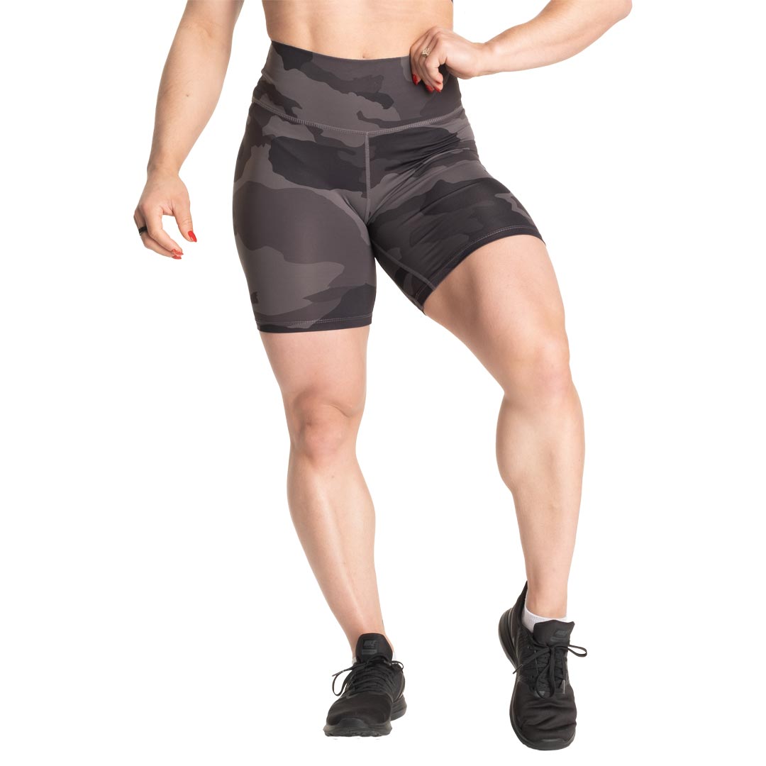 Better Bodies Core Biker Shorts Charcoal Camo Xl