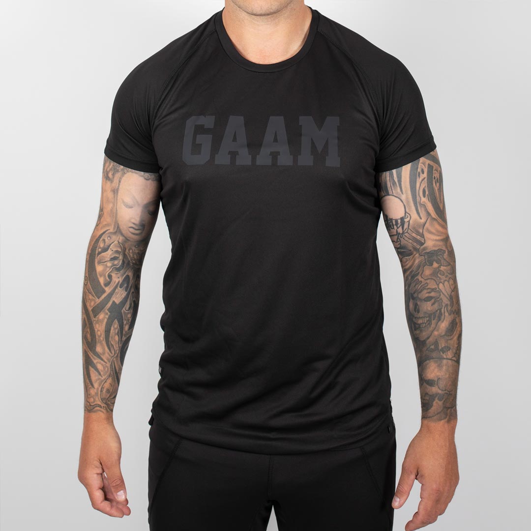 Gaam Pro Tech Logo Tee Black Xxl