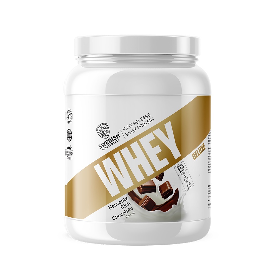 Swedish Supplements Whey Protein Deluxe 900 g Proteinpulver