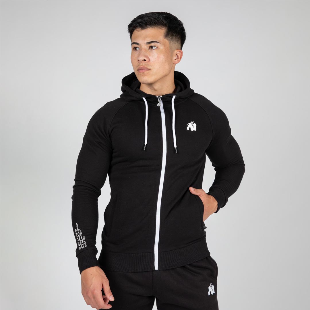 Gorilla Wear Payette Zipped Hoodie black