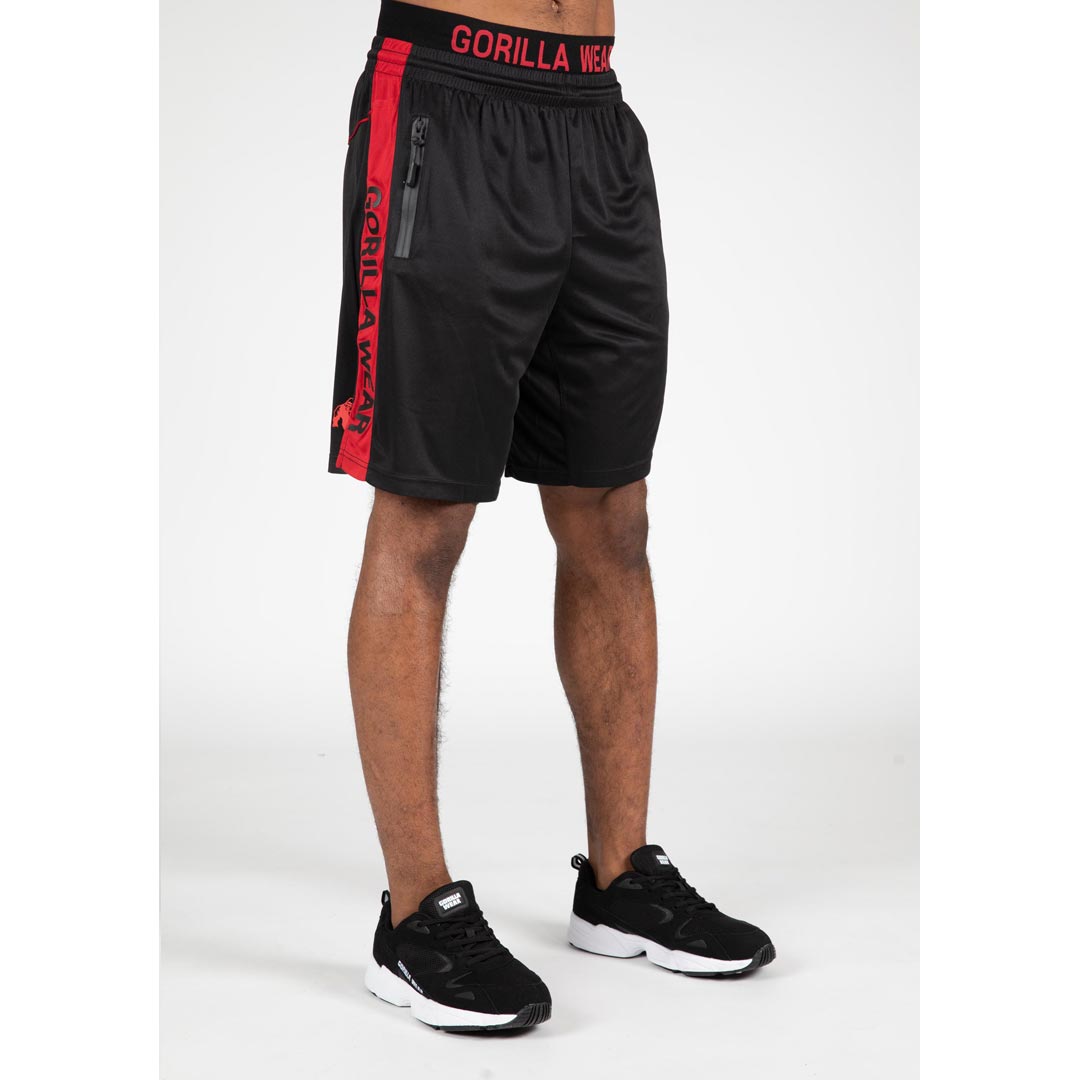 Gorilla Wear Atlanta Shorts Black/red 4xl/5xl