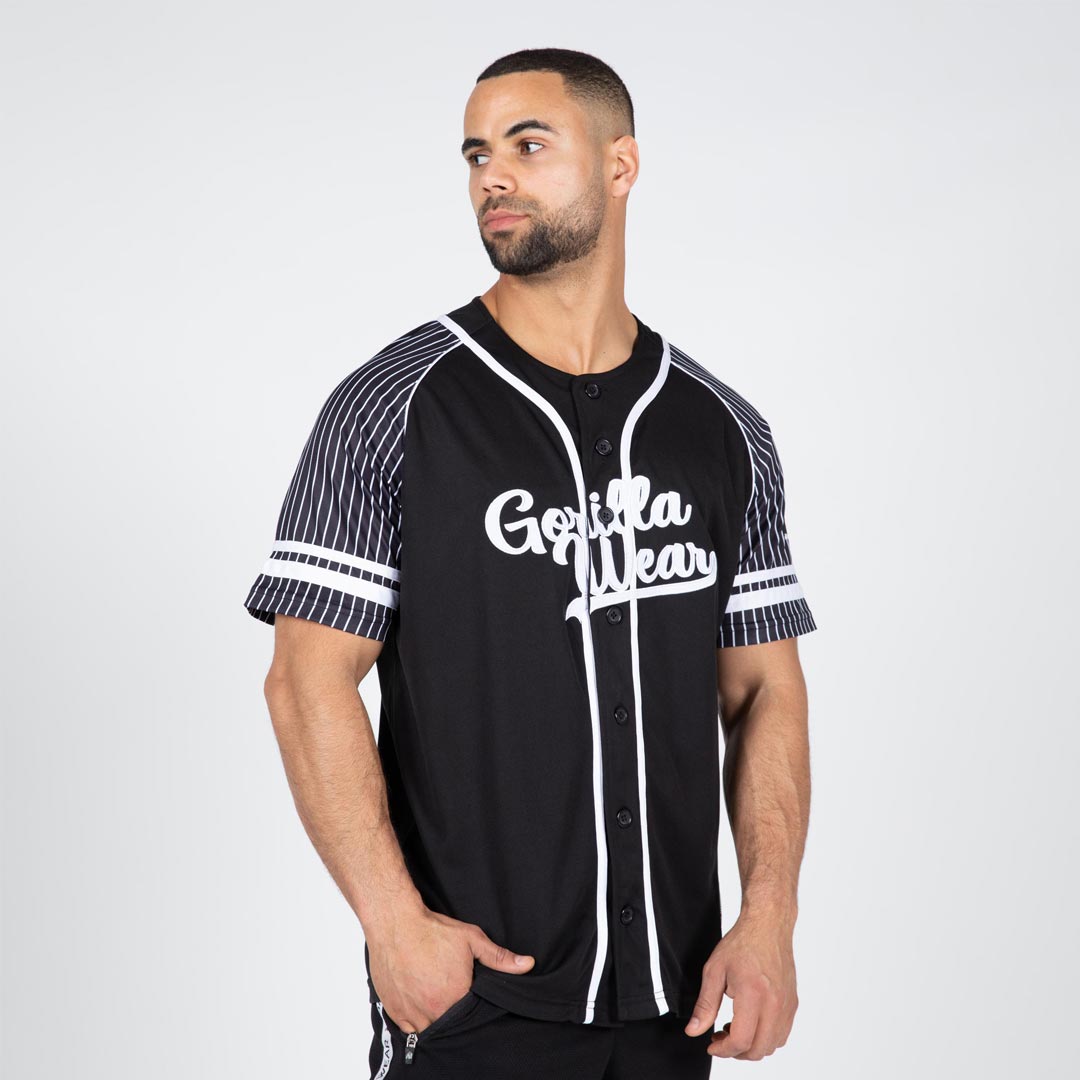 Gorilla Wear 82 Baseball Jersey Black L