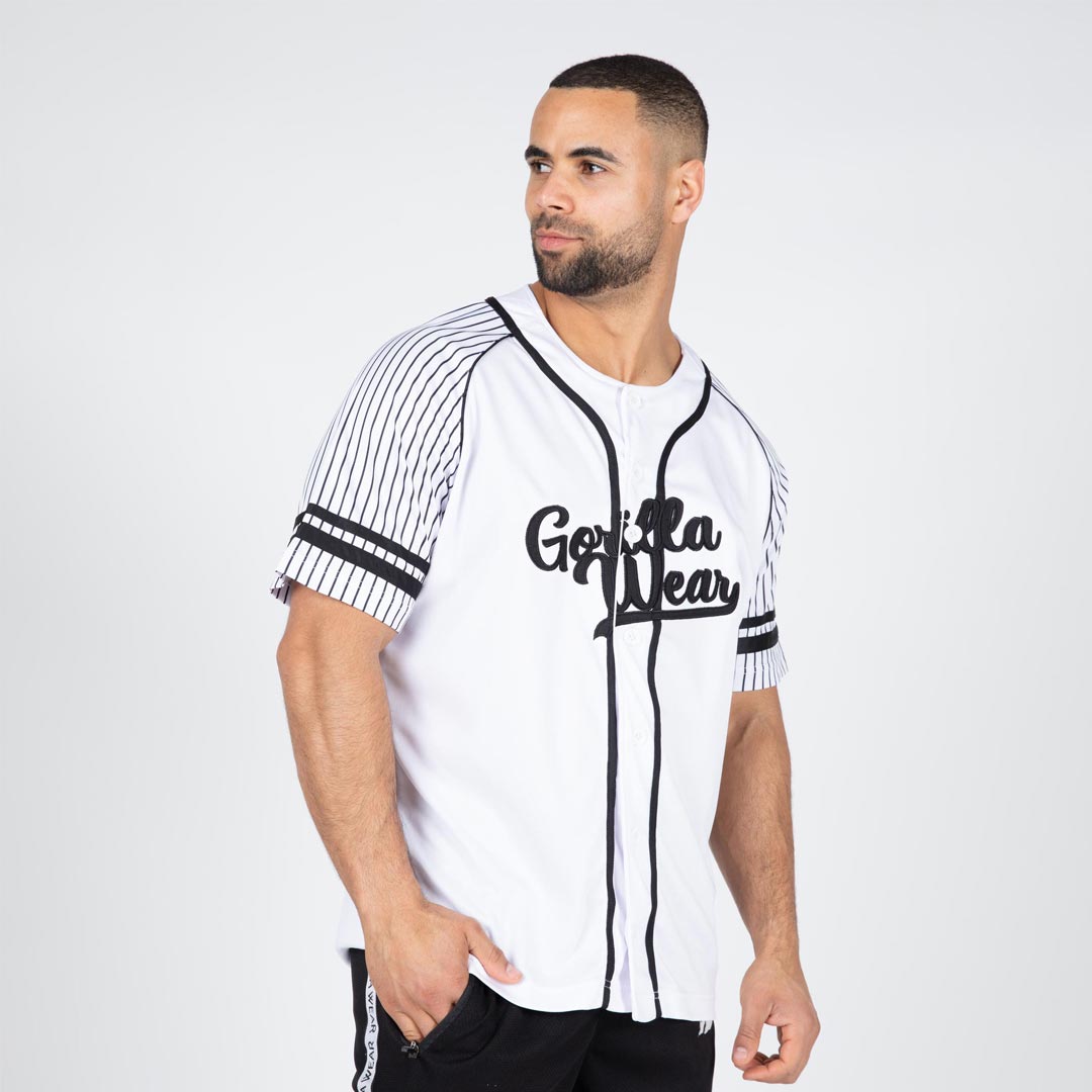 Gorilla Wear 82 Baseball Jersey White